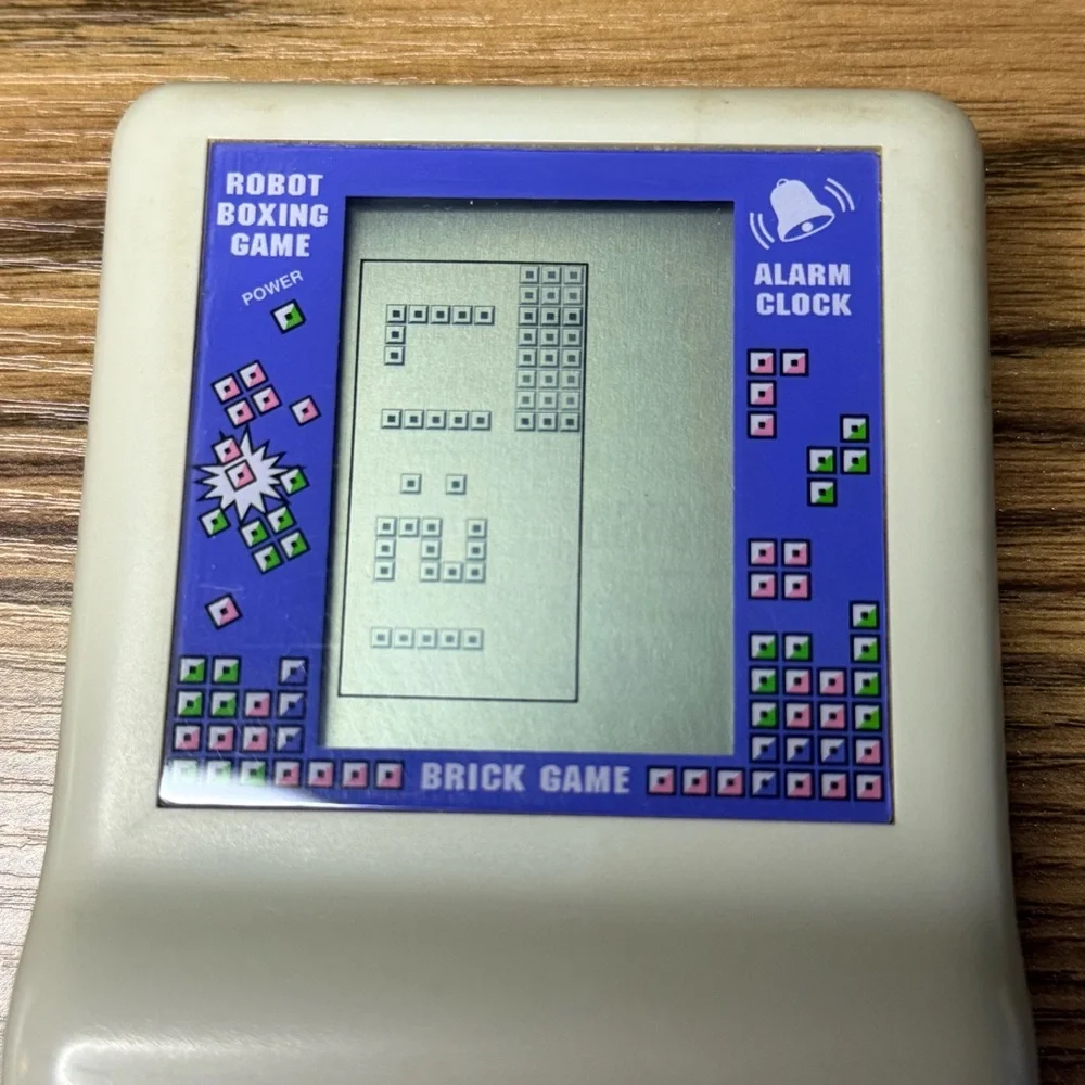 Super Gear V92 Brick Game - 3 in 1 Vintage Handheld Electronic Games
